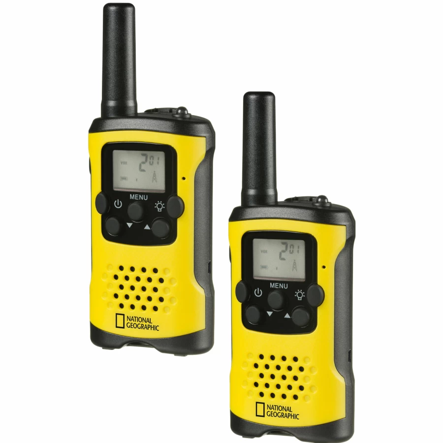 Bresser Long Range Walkie-Talkies with Hands-Free Function - Up to 6 Km Communication for Outdoor Adventures