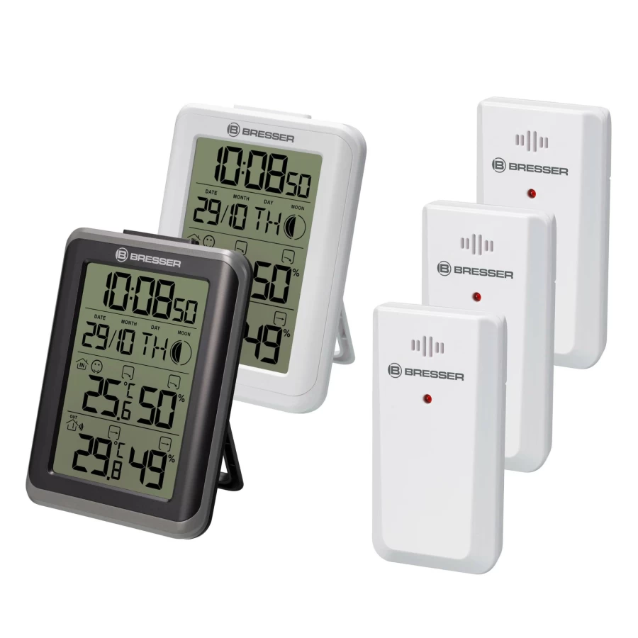 Bresser Climatemp Io RC Jumbo Digital Thermometer Set with Remote Monitoring