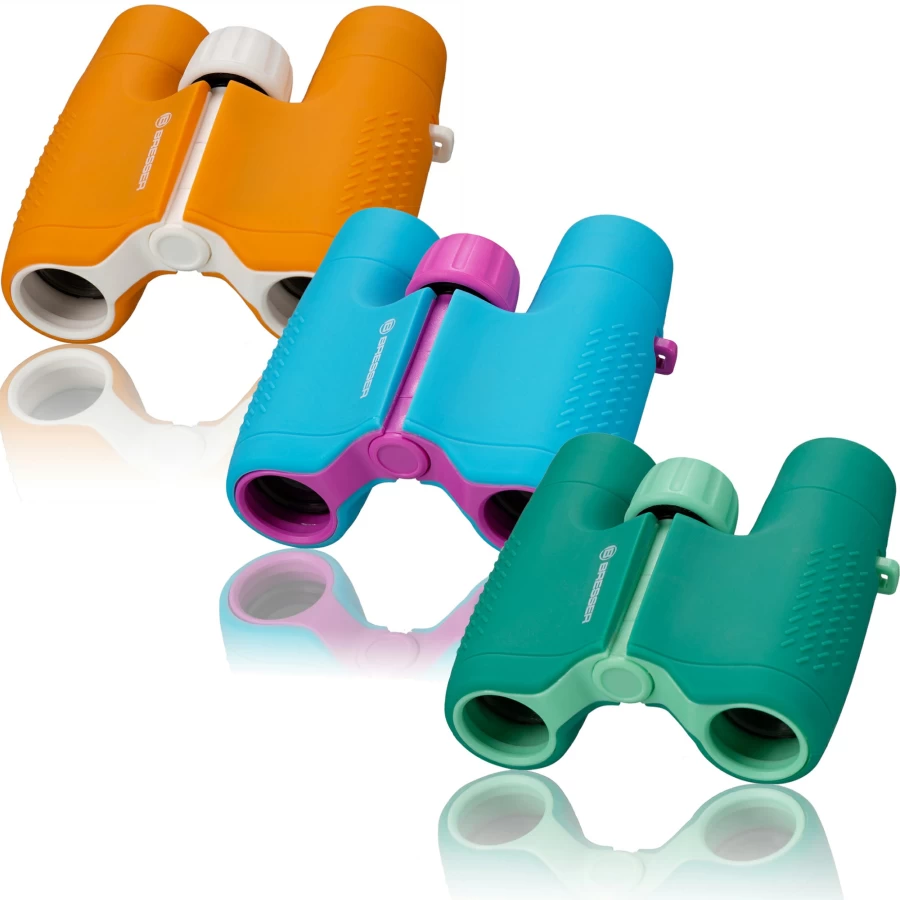 Bresser Junior 6x21 Kids Binoculars | Lightweight, Durable & Colorful for Children | Outdoor Exploration Toy