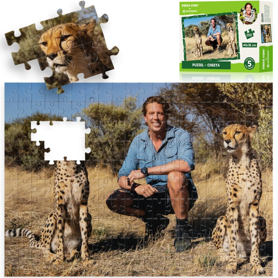 Bresser Freek Vonk Kids Jigsaw Puzzle - Educational Wildlife Puzzle for Children