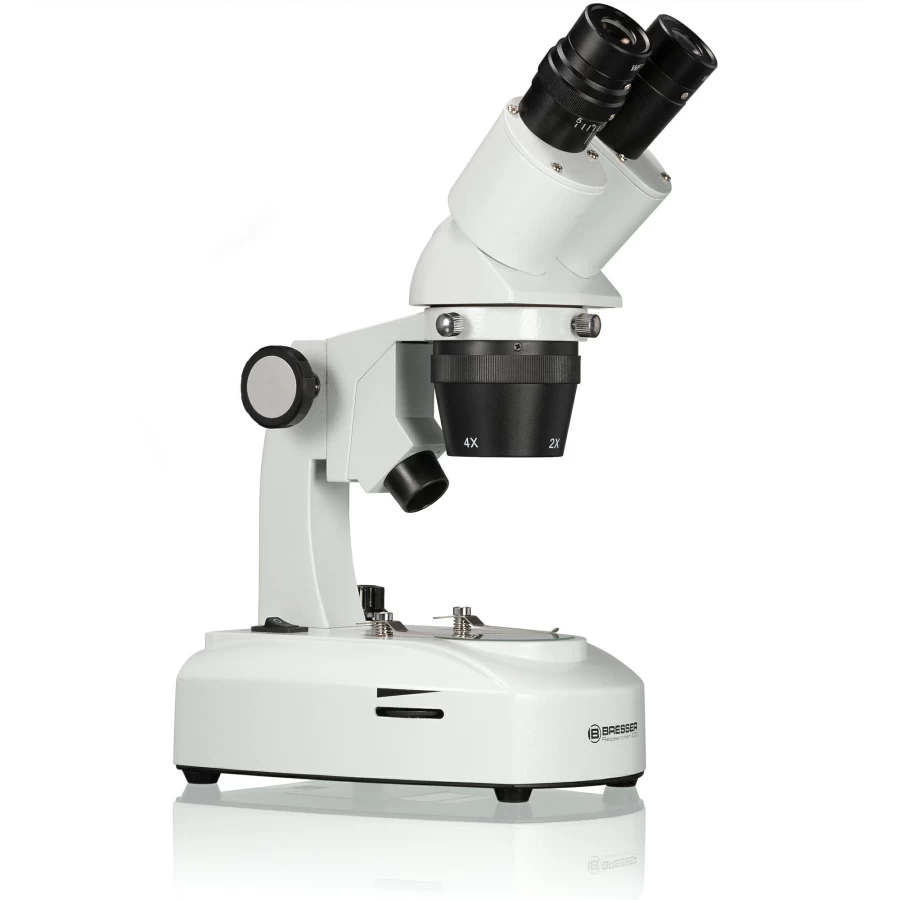 Bresser Researcher ICD LED 20X-80X Stereo Microscope with Adjustable Magnification for Precision Observation