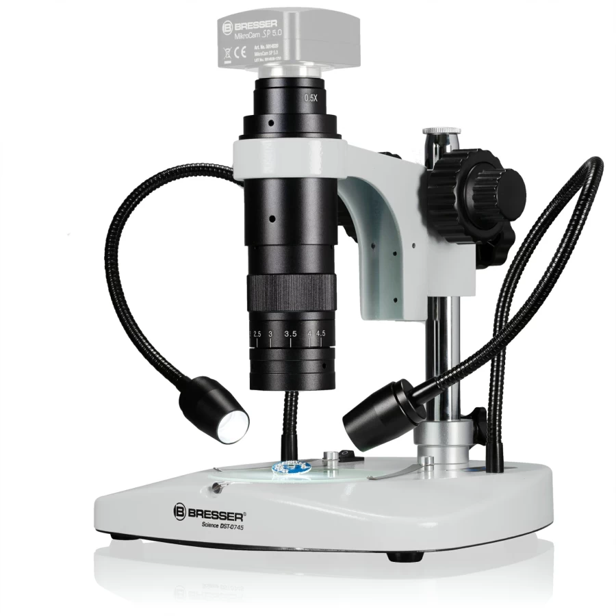 Bresser DST-0745 Ultra Macro Zoom Microscope with High Magnification for Detailed Specimen Observation