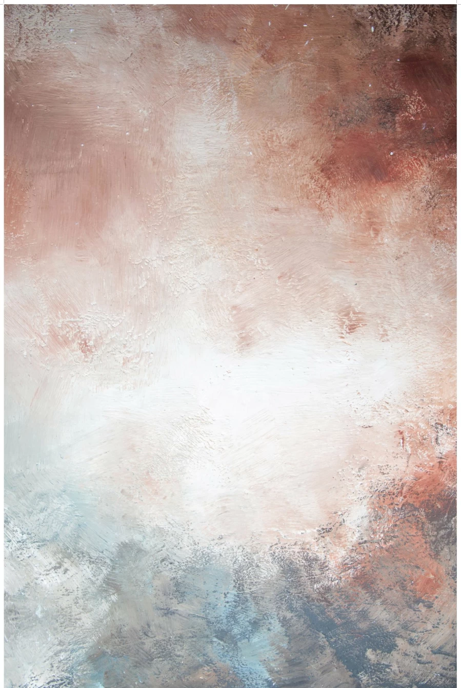 Bresser Watercolor Photography Backdrop 80x120 cm - Floral Motif Background Cloth for Studio Shoots