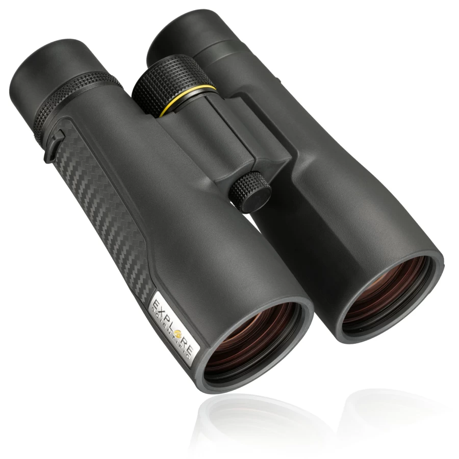 Bresser 10X50 Roof Prism Binoculars with Phase Coating - High Power Waterproof Compact Binoculars for Bird Watching, Hunting, and Stargazing
