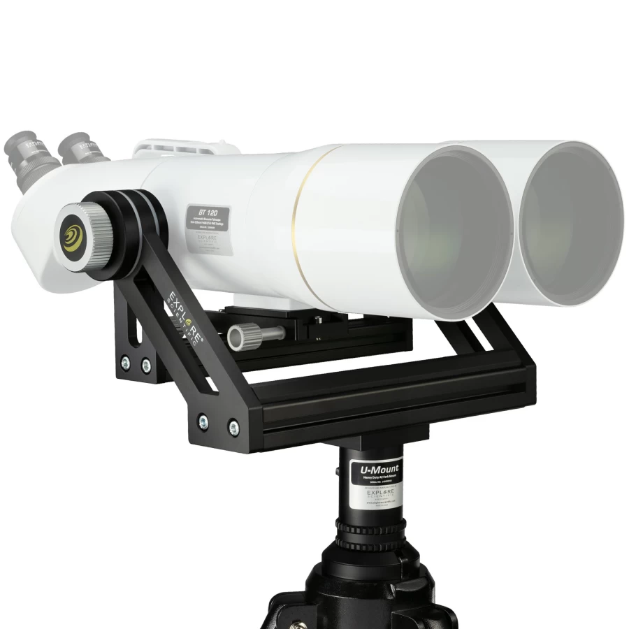 Bresser U-Mount Tripod Adapter for Large Binoculars - Explore Scientific Compatible