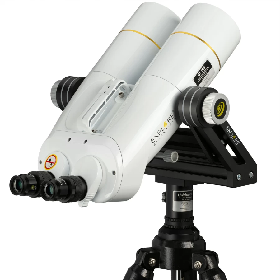 Bresser BT-100 SF Giant Binoculars with 62° Wide Angle Eyepieces 20mm for Astronomy Exploration