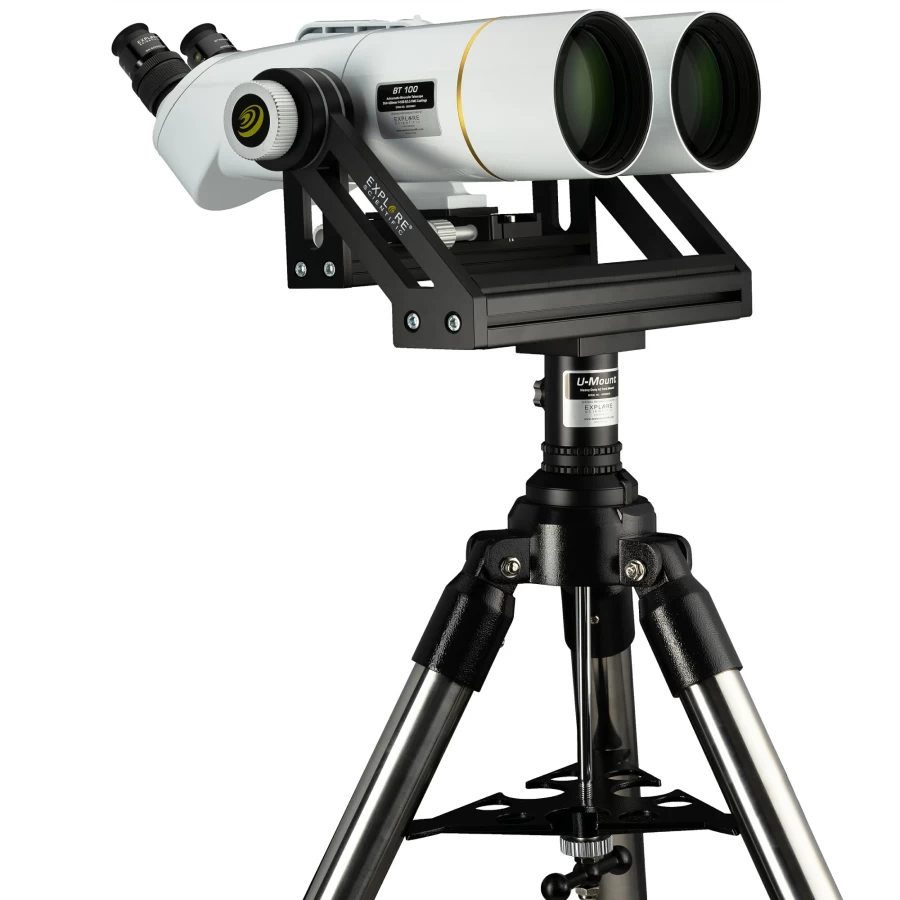 Bresser BT-100 SF Giant Binoculars with 62° Wide Angle Eyepieces 20mm for Astronomy Exploration