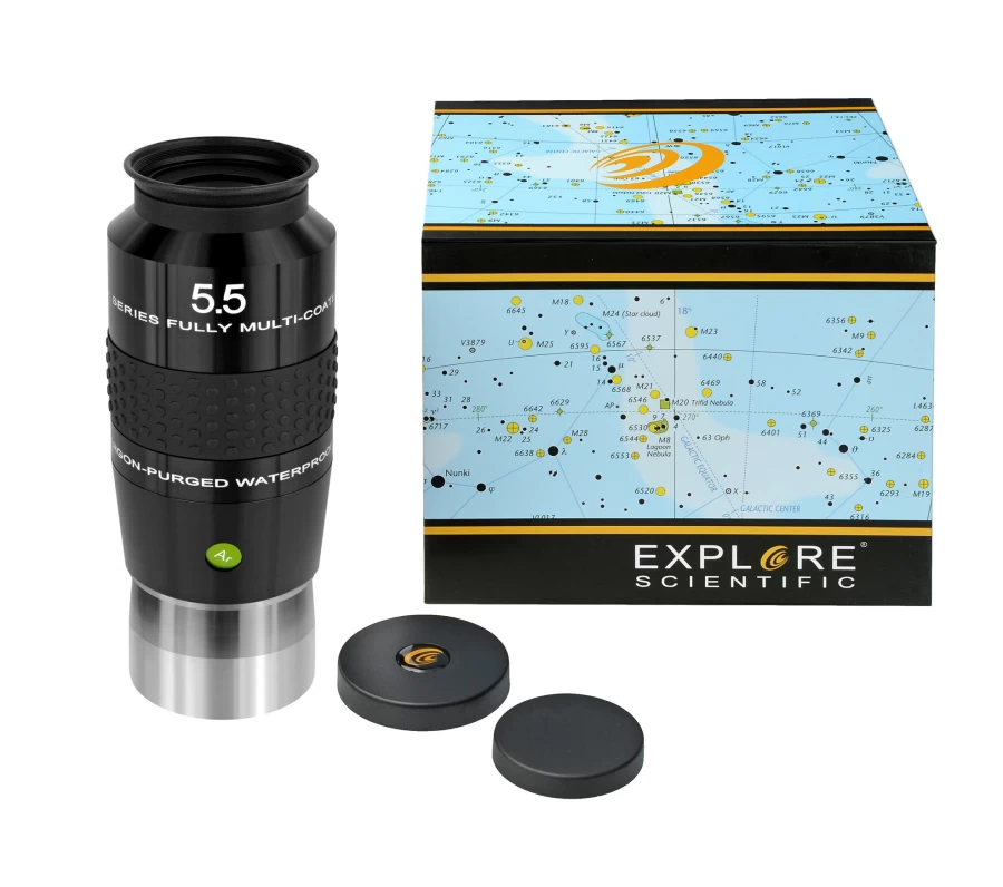 Bresser 100° Ultra Wide Angle Eyepiece 5.5mm (2") for Telescopes - Explore Scientific Alternative