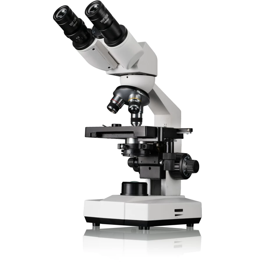 Bresser Erudit Basic 40X-400X Binocular Microscope for Advanced Scientific Research