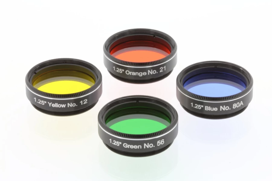 Bresser 100mm (4") Moon & Planetary Filter Set - Explore Scientific Enhanced Viewing