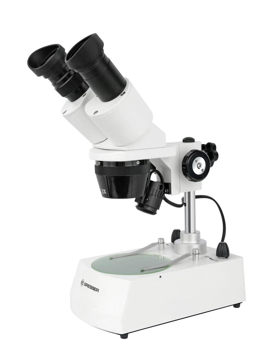 Bresser Erudit ICD 30.5x Stereo Microscope with High Magnification for Detailed Inspection