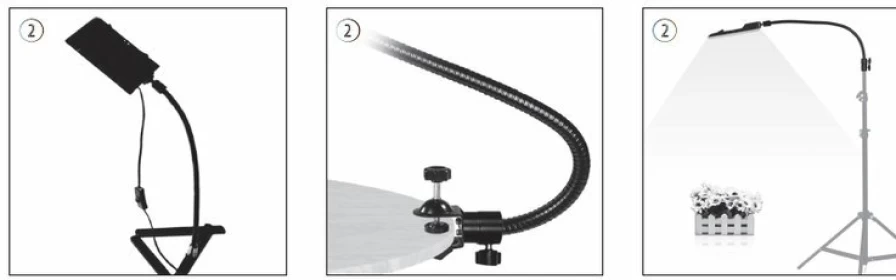 Bresser BR-2820L 60x60x60cm LED Light Tent for Professional Product Photography with Dimmable Lighting