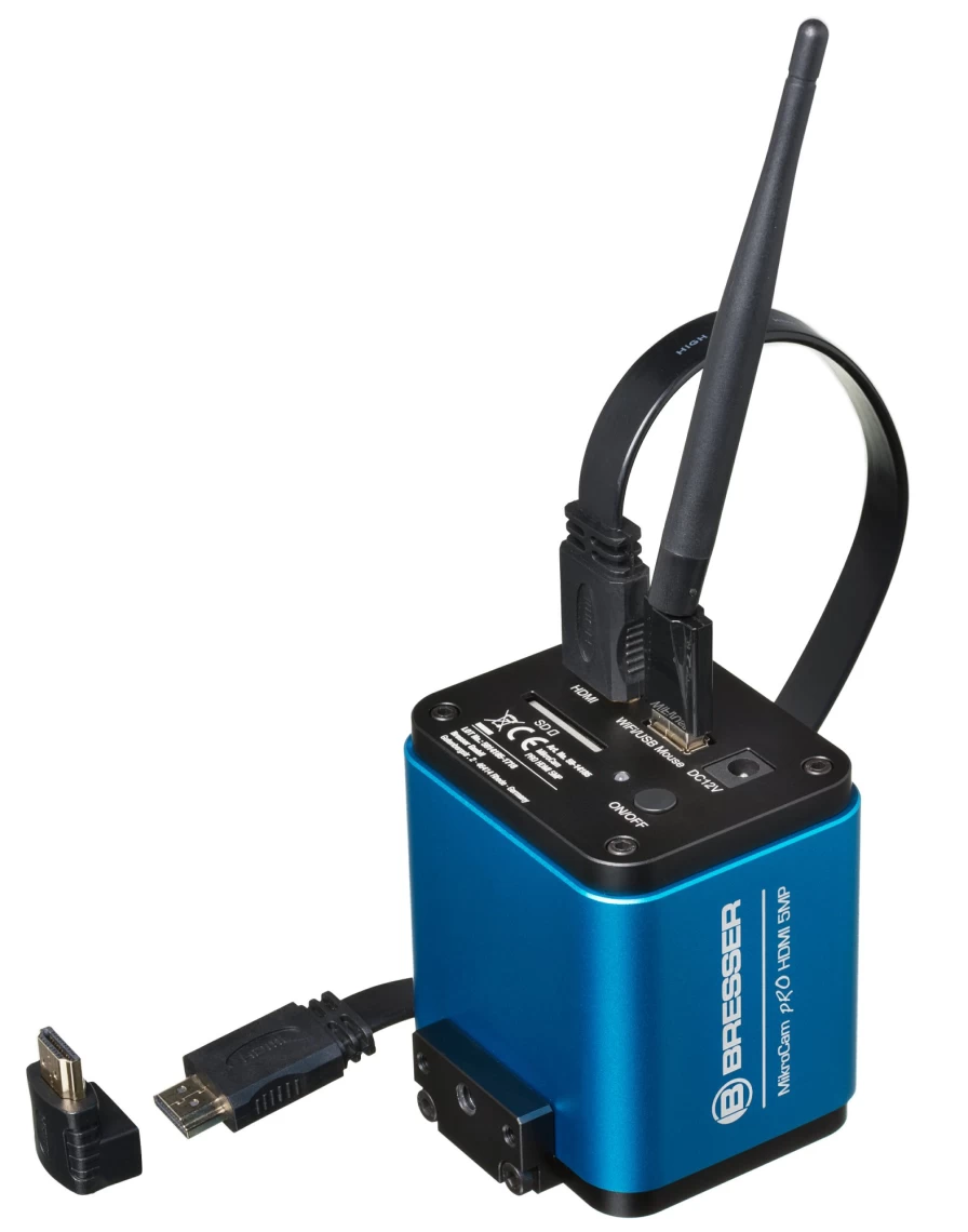 Bresser MikroCam Pro 5MP HDMI Digital Microscope Camera for High-Definition Imaging