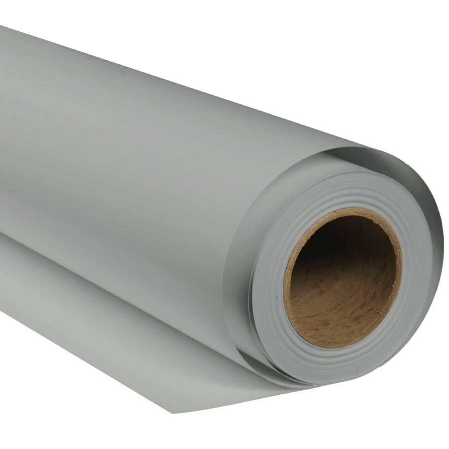 Bresser SBP17 Grey Paper Background Roll - 2m x 11m for Professional Photography Backdrops
