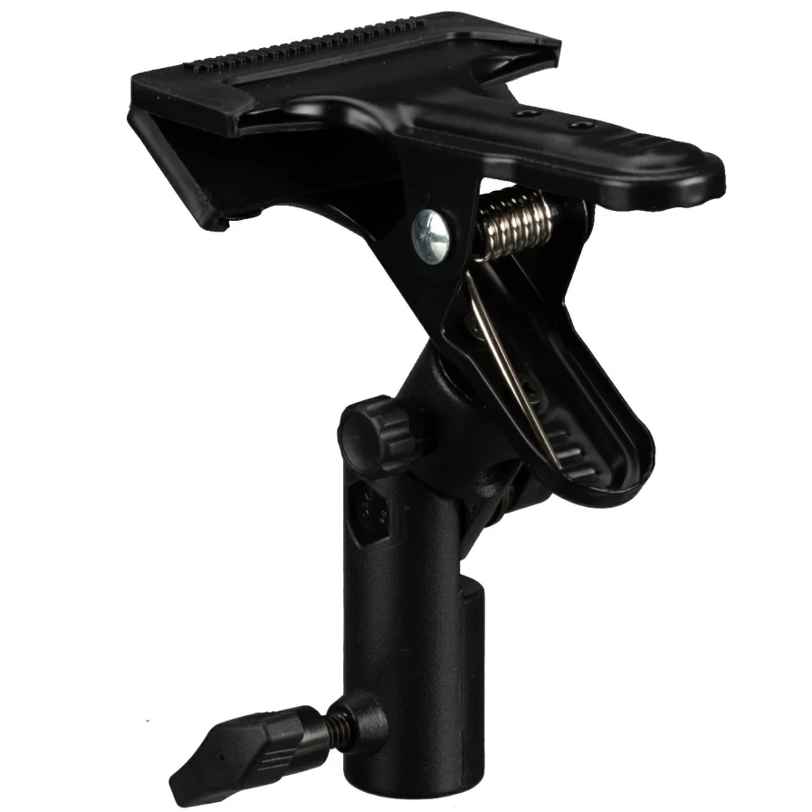 Bresser BR-6 Adjustable Tilt Clamp for Reflectors & Backdrops – Collapsible Support Mount