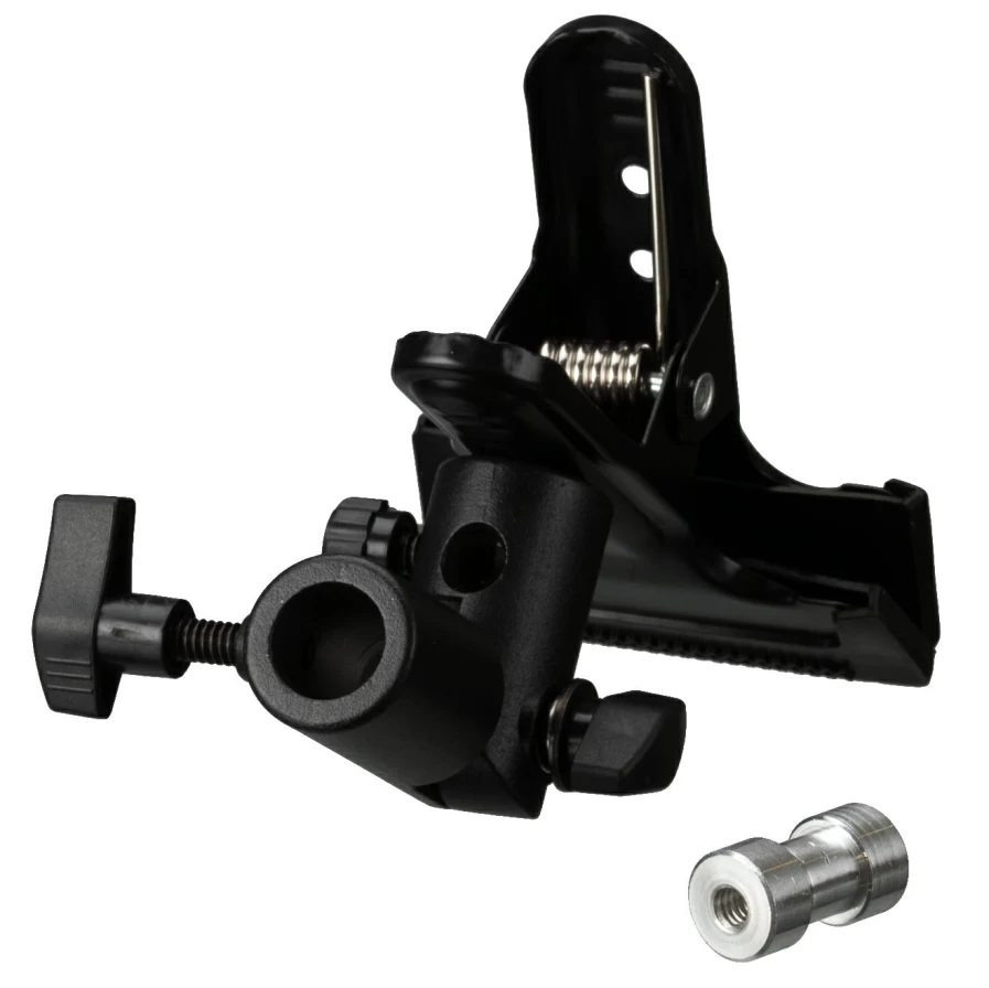 Bresser BR-6 Adjustable Tilt Clamp for Reflectors & Backdrops – Collapsible Support Mount
