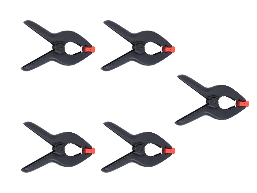 Bresser BR-53 Deluxe 3-Inch Background Clamp Set - 5-Piece Professional Photography Accessory