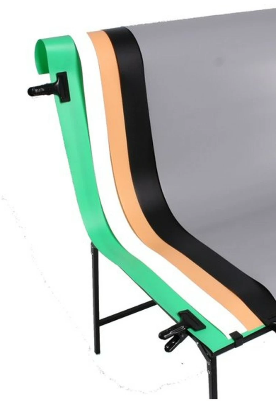 Bresser BR-PVC-2 100x200cm Photography Background Sheets - Set of 5 for Studio Shooting Tables