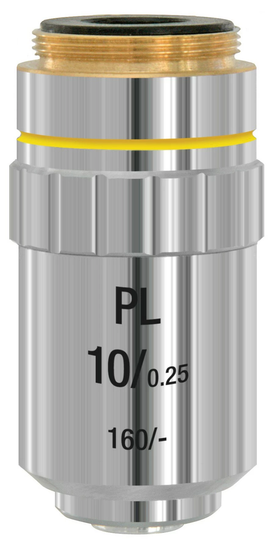 Bresser 10X Planachromat Microscope Objective Lens - High-Quality Optics for Precision Microscopy