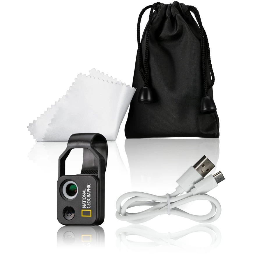 Bresser 200X Smartphone Microscope with CPL Lens for Macro Photography – National Geographic Edition