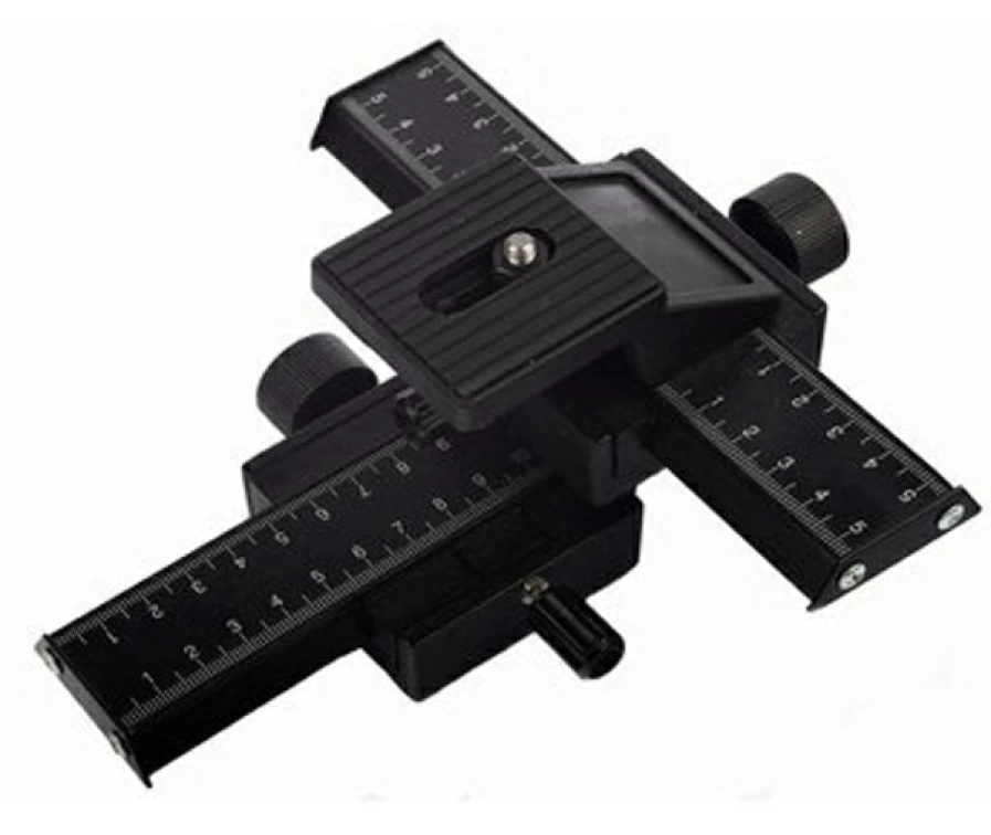 Bresser BR-36 Macro Tripod Head with Adjustable Slide for Precision Photography