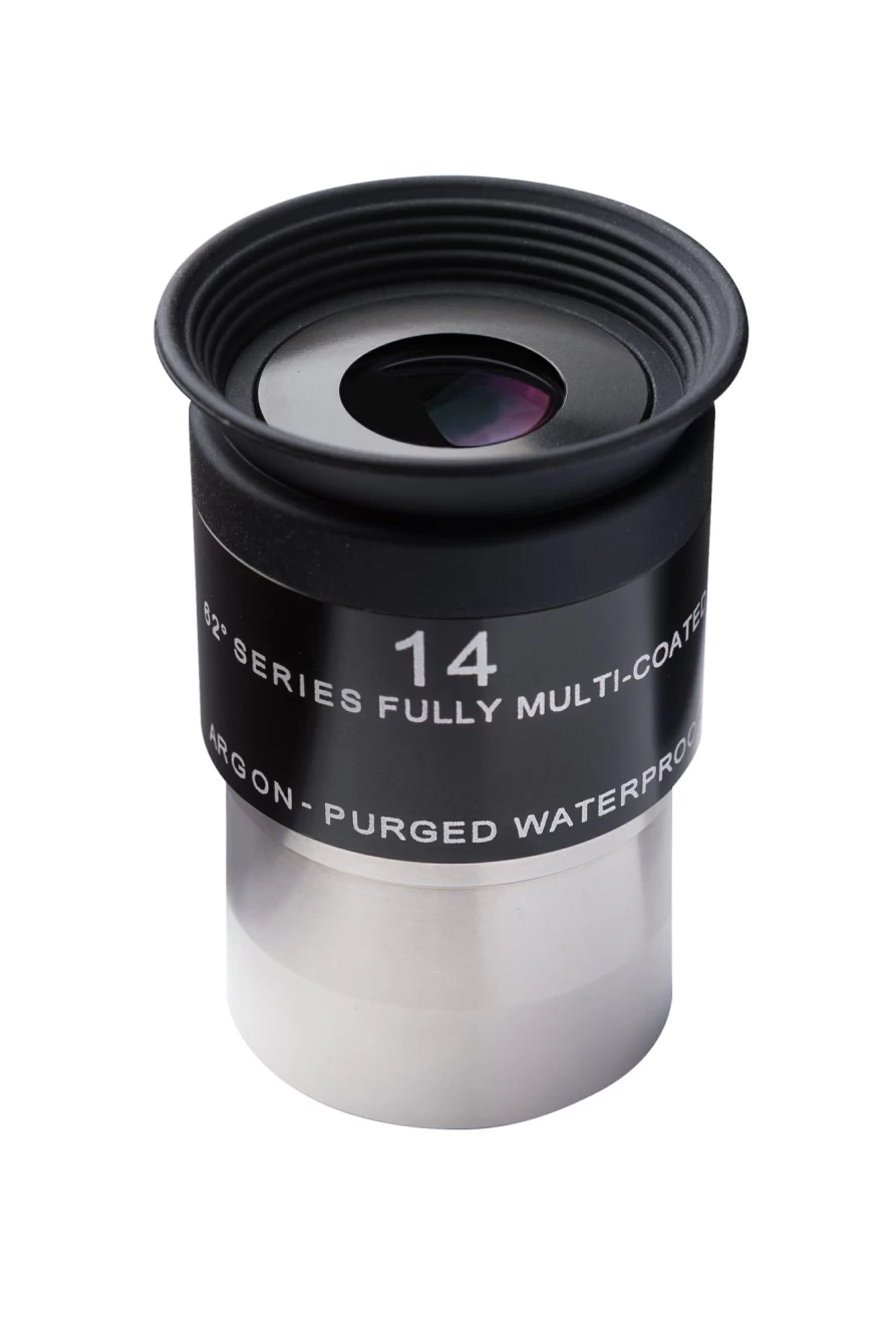 Bresser 14mm 62° Ultra Wide Angle Eyepiece for Telescope - Explore Scientific AR Coated Lens