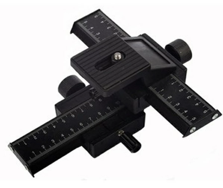 Bresser BR-36 Macro Tripod Head with Adjusting Slide for Precision Photography and Stability