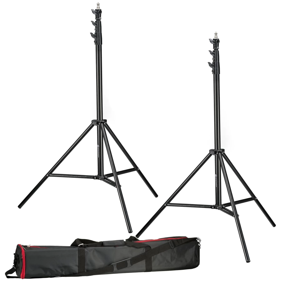 Bresser 2X BR-TP280 Professional Tripod 280cm with Carry Bag – Heavy Duty Camera Tripod Stand for Photography