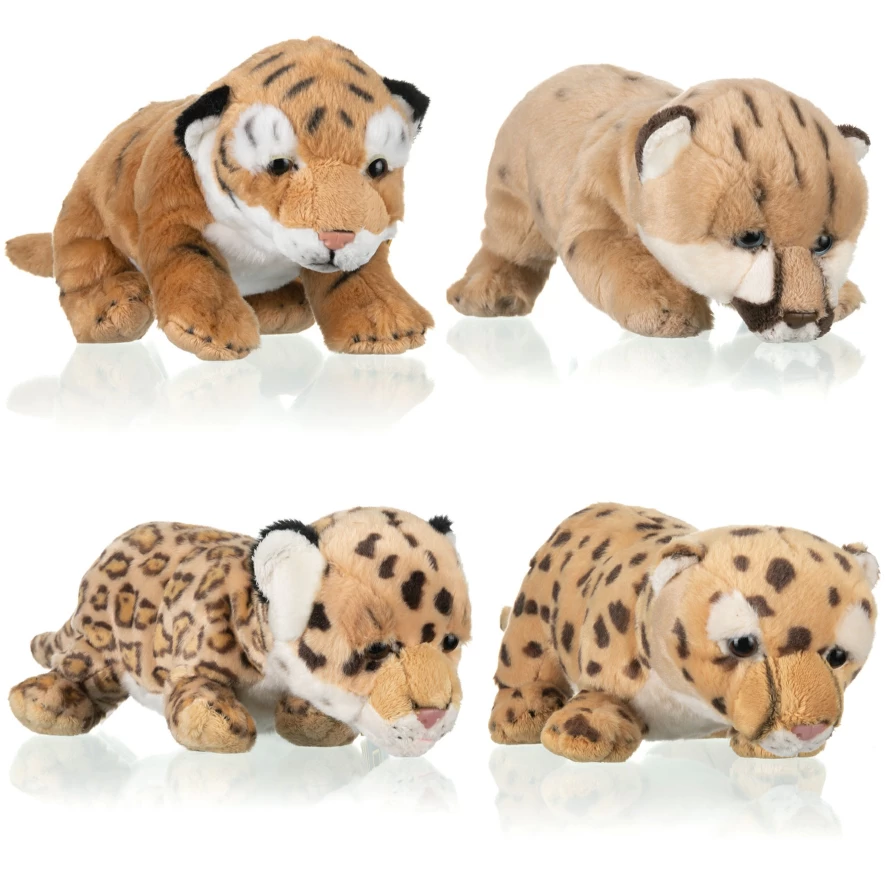 Bresser National Geographic Plush Stuffed Animal Toys for Kids - Soft Baby Wildlife Plushies