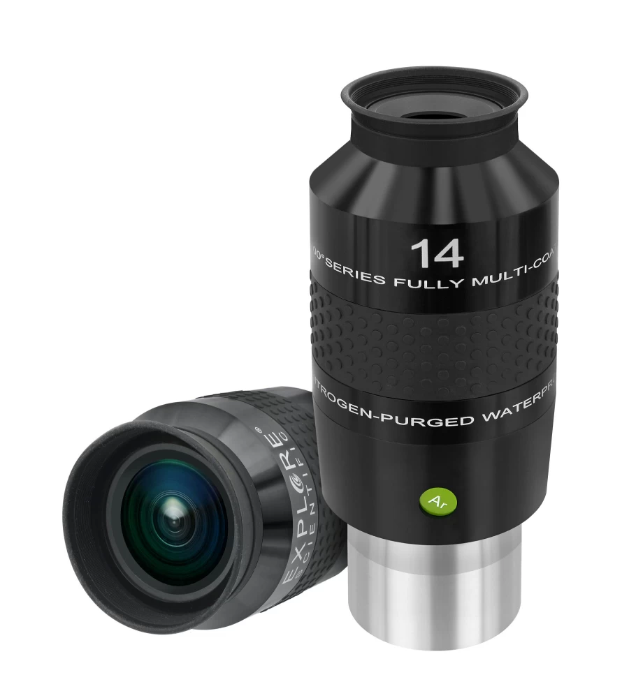 Bresser 14mm 100° Ultra Wide Angle Eyepiece (2") for Telescopes - Explore Scientific Alternative