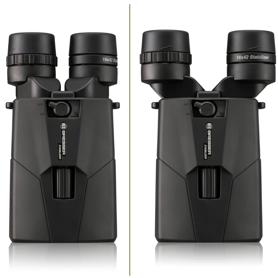 Bresser 16x42 Image Stabilizer Binoculars - Optical Image Stabilization for Clear Viewing