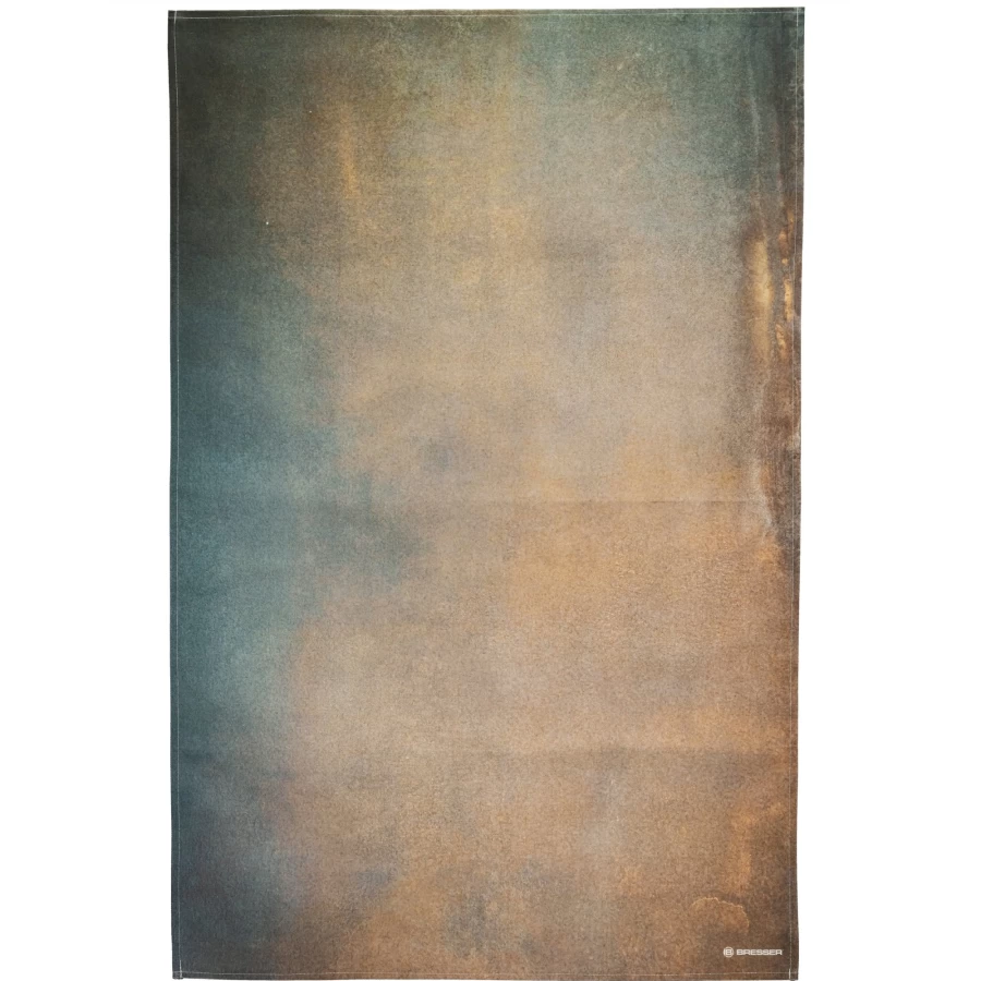 Bresser Abstract Brown Blue Photography Background Cloth 80x120 cm for Studio Shoots