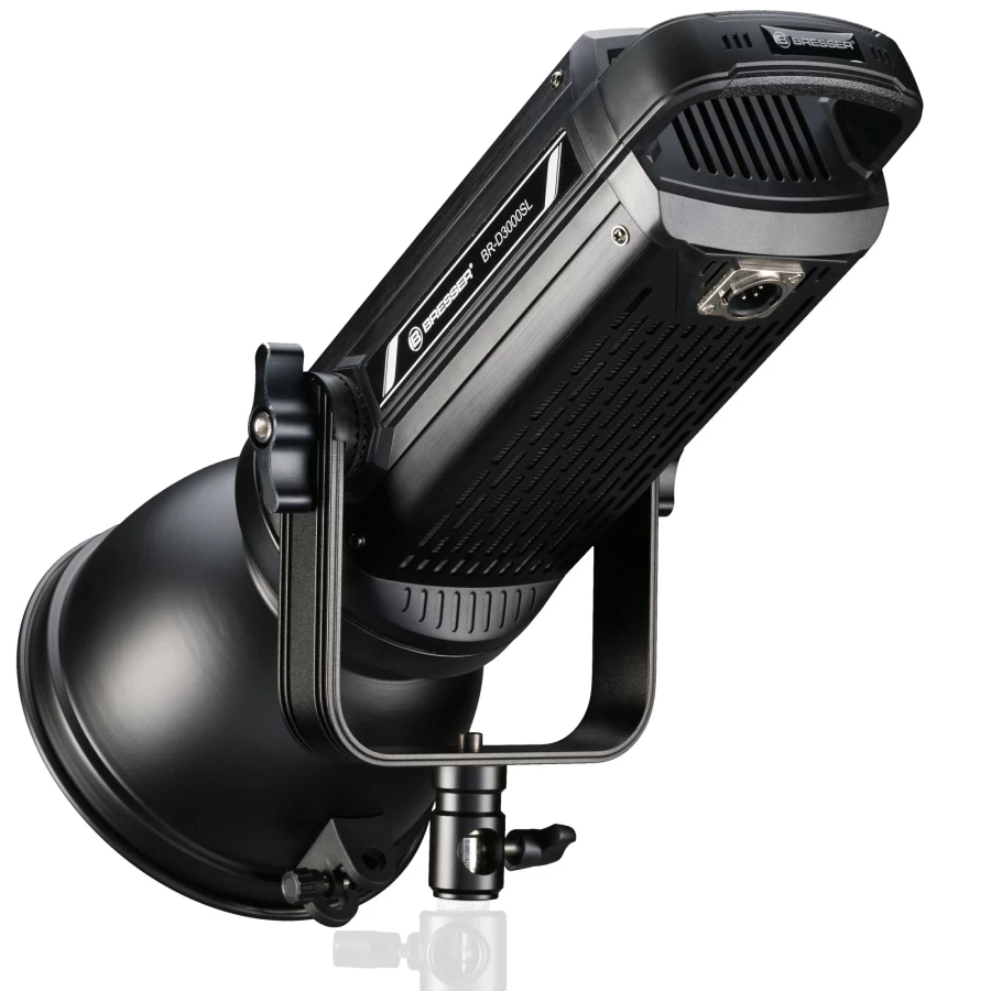 Bresser BR-D3000SL COB LED Spotlight with Active Cooling – High-Power Dimmable Light for Professional Use