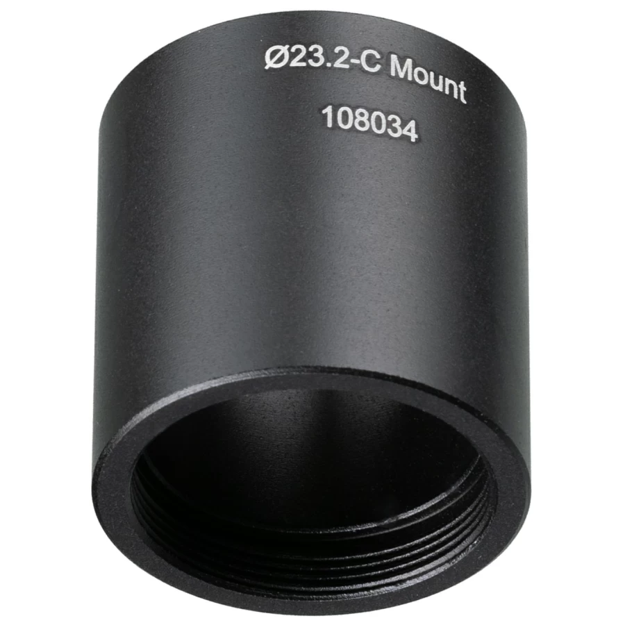 Bresser 30.5mm Microscope Camera Adapter - C-Mount Compatible for Microscopes & Photography