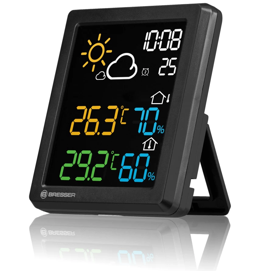 Bresser Meteocast Pico Wireless Weather Station – Compact Portable Forecast Device