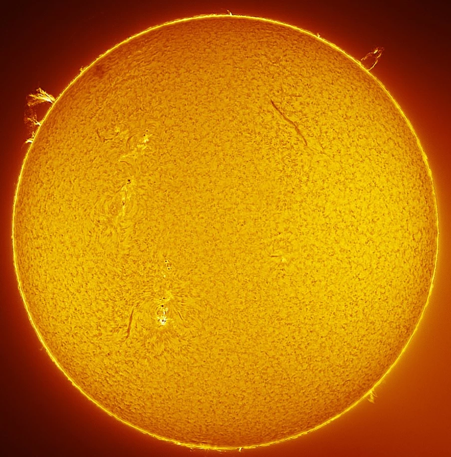 Bresser Lunt LS60FHA/B1800D1 H-Alpha Solar Telescope Filter for High-Resolution Solar Viewing
