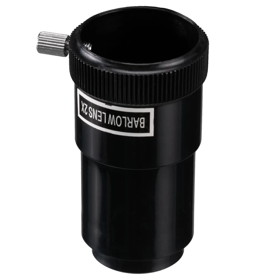 Bresser 1.25" 2X Barlow Lens for Telescopes - Enhanced Magnification Astronomy Accessory