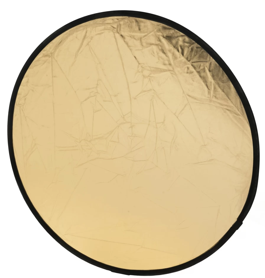 Bresser Br-Tr5 60cm Gold/Silver Collapsible 2-in-1 Photography Reflector Round Light Modifier