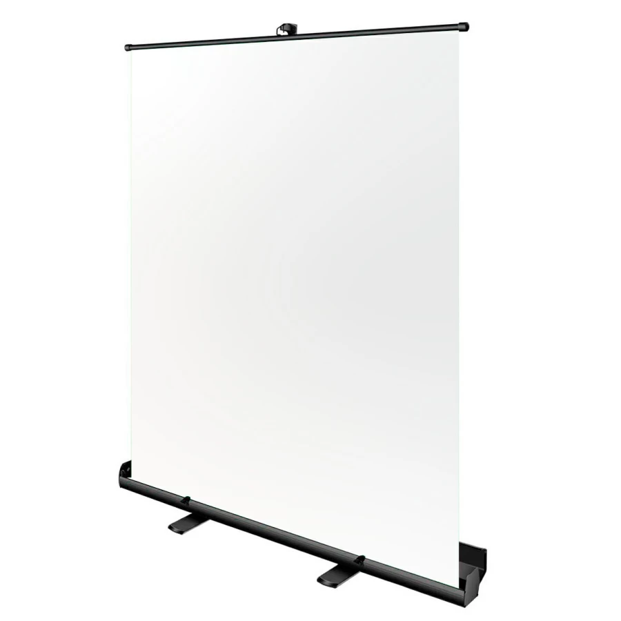 Bresser 147x190cm Portable White Photo Studio Background Roll-Up for Professional Photography