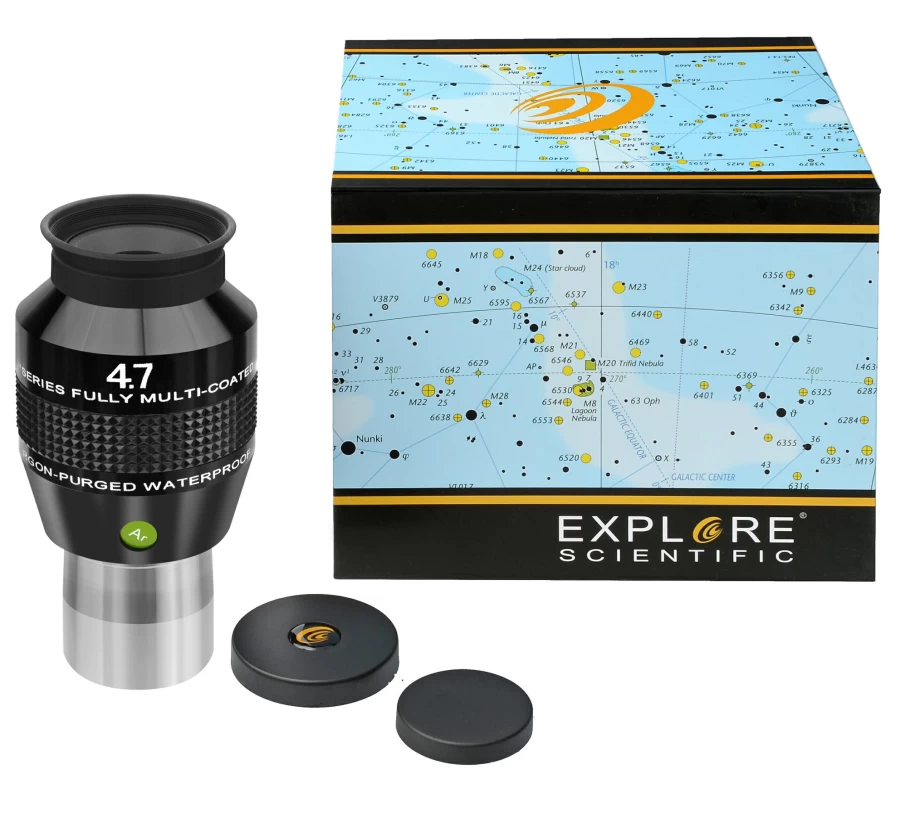 Bresser 82° Ar 4.7mm Eyepiece (1.25") for Telescopes - High Magnification, Wide View