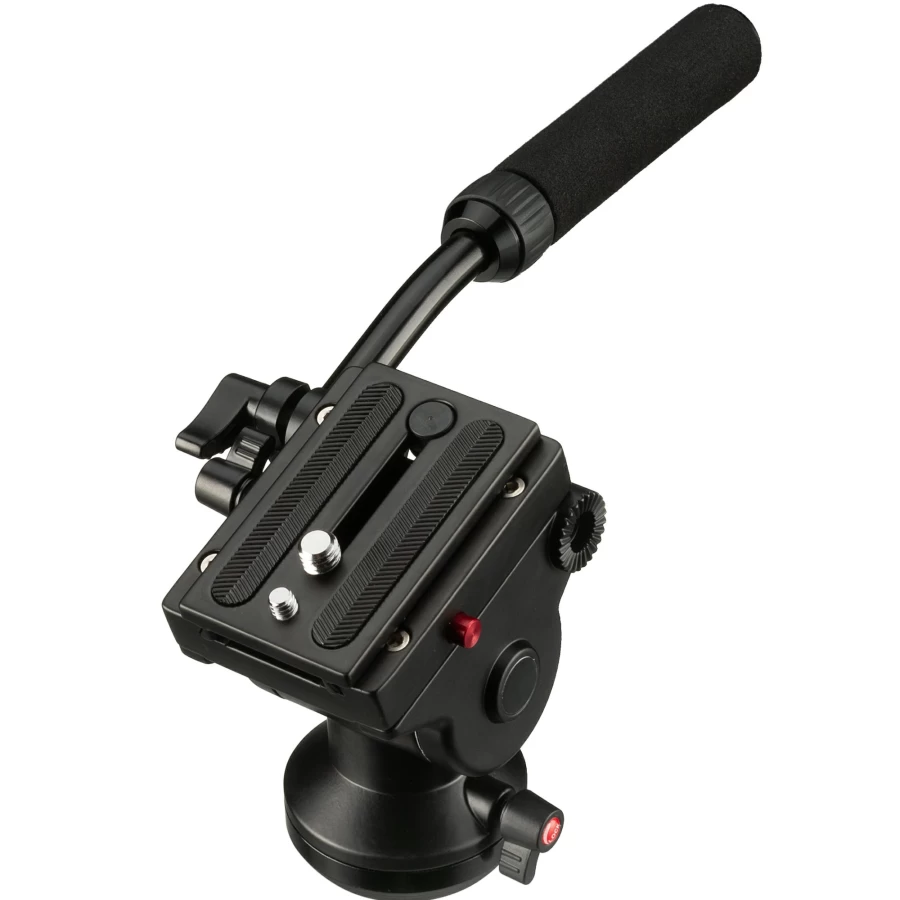 Bresser BR-TPH008 60mm 2-Way Video Head for Smooth Pan and Tilt Camera Mounting