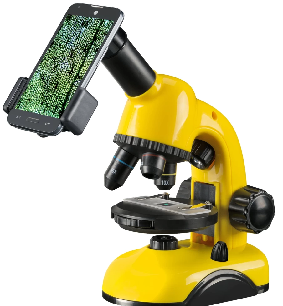 Bresser Biolux Student Microscope Set for Kids – National Geographic Edition with Educational Accessories