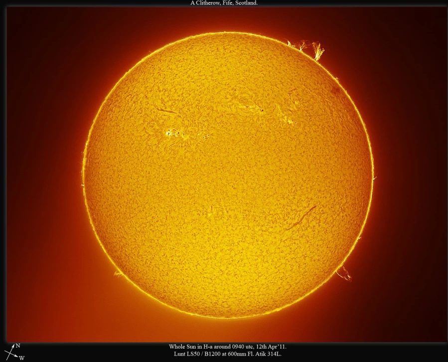 Bresser Lunt LS50FHA/B1800D1 H-Alpha Solar Telescope Filter for Safe Solar Viewing
