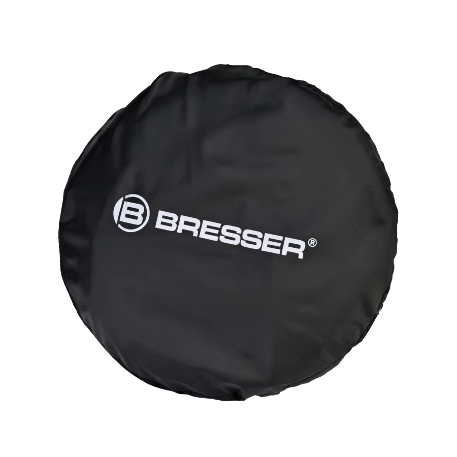 Bresser TR-8 100x150cm Silver/White Collapsible 2-in-1 Photography Reflector for Professional Studio Lighting