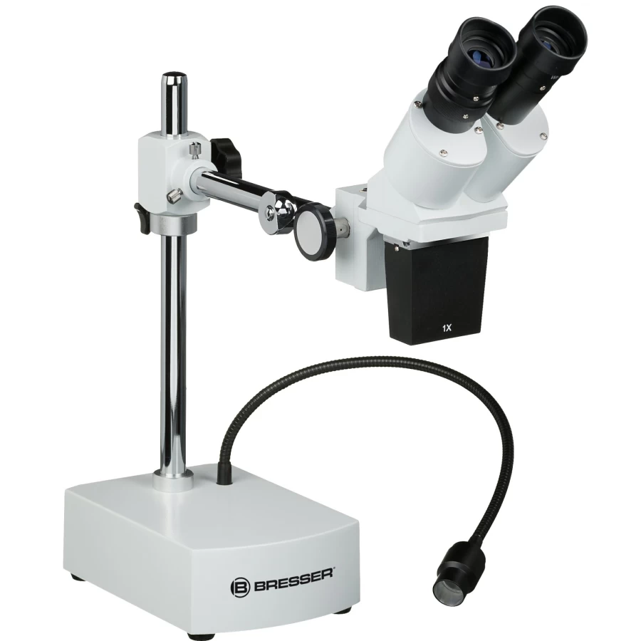Bresser Biorit ICD CS 5X-20X LED Stereo Microscope with High Magnification for Precision Viewing