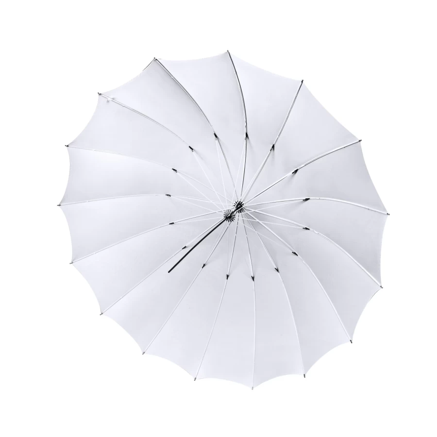 Bresser SM-08 Jumbo White Translucent Umbrella 162cm - Large Weatherproof Outdoor Canopy