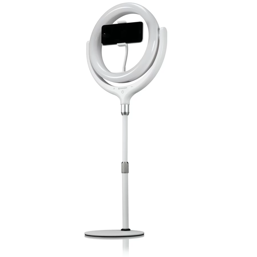 Bresser BR-RL 10B LED Ring Light with Adjustable Stand, USB Powered, for Photography & Videography