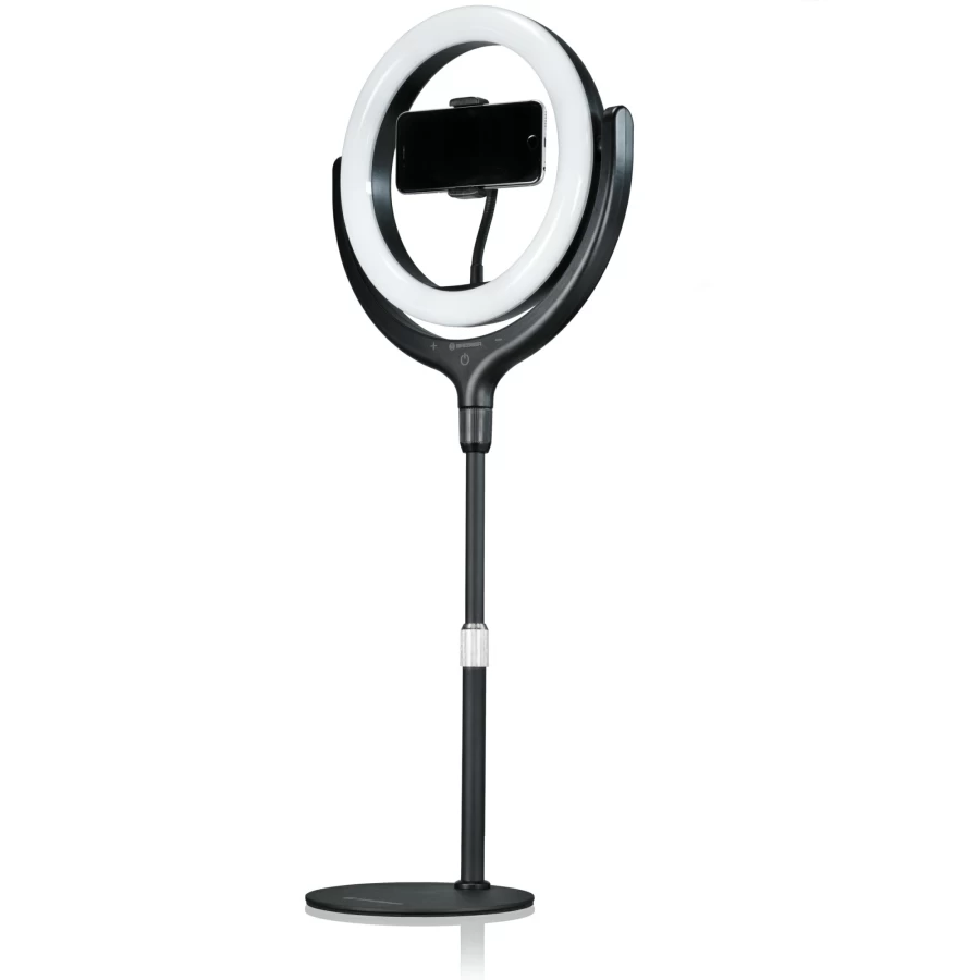 Bresser BR-RL 10B LED Ring Light with Adjustable Stand, USB Powered, for Photography & Videography