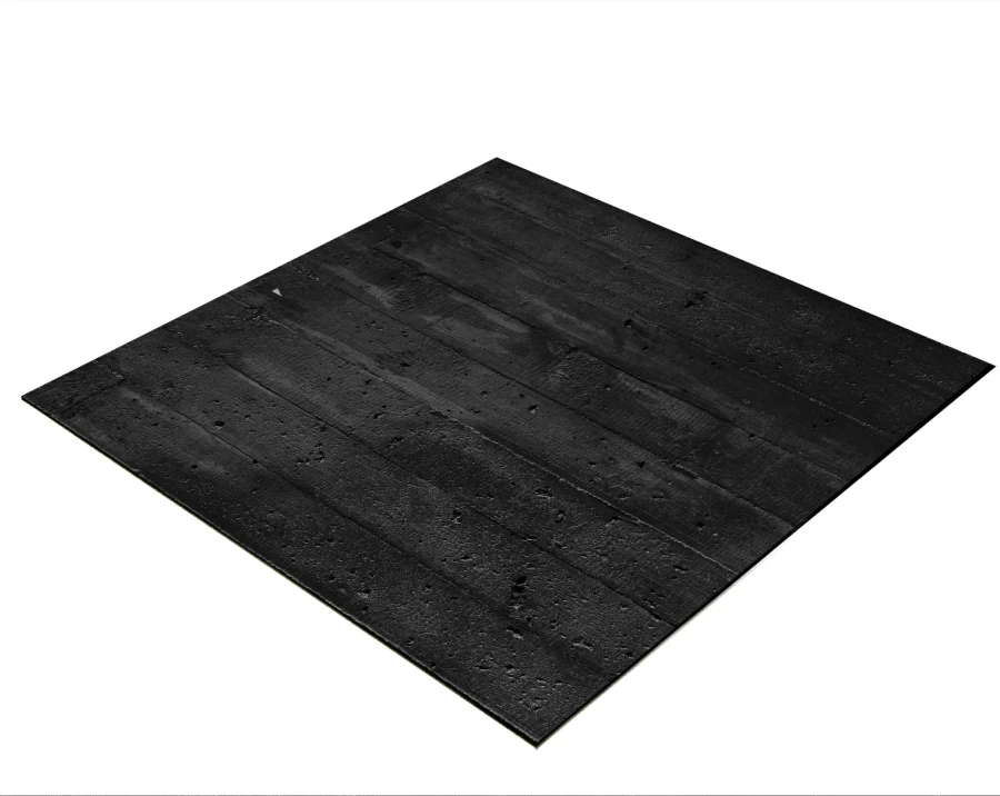 Bresser 40x40cm Black Wood Plank Photography Background for Tabletop Flat Lay Product Shots