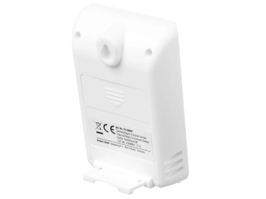 Bresser 3-Channel Wireless Thermo-Hygro Sensor with Temperature and Humidity Monitoring